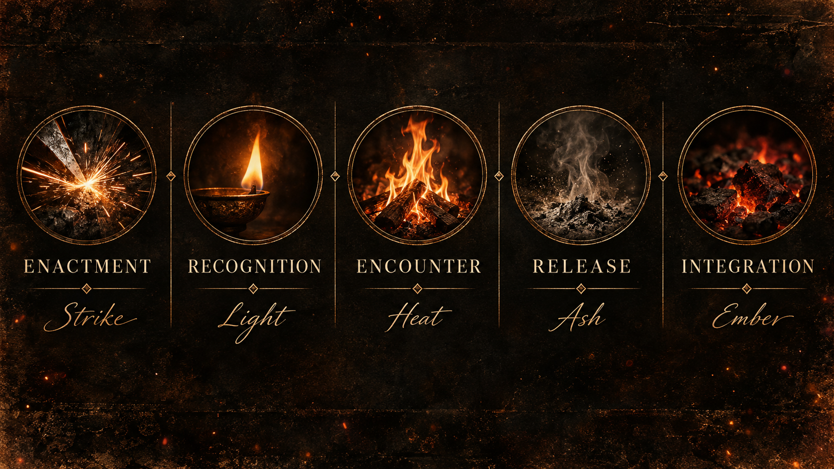 The five depths: Enactment, Recognition, Encounter, Release, Integration